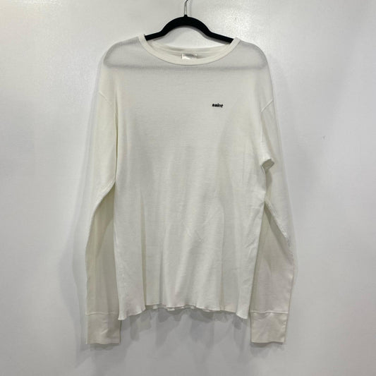 SAINT MICHAEL | セントマイケルセイントマイケル THARMAL TEE 長袖Ｔシャツ SM-MK8-0000-033 サーマルカットソー長袖 ホワイト サイズ：L【姫路東店】