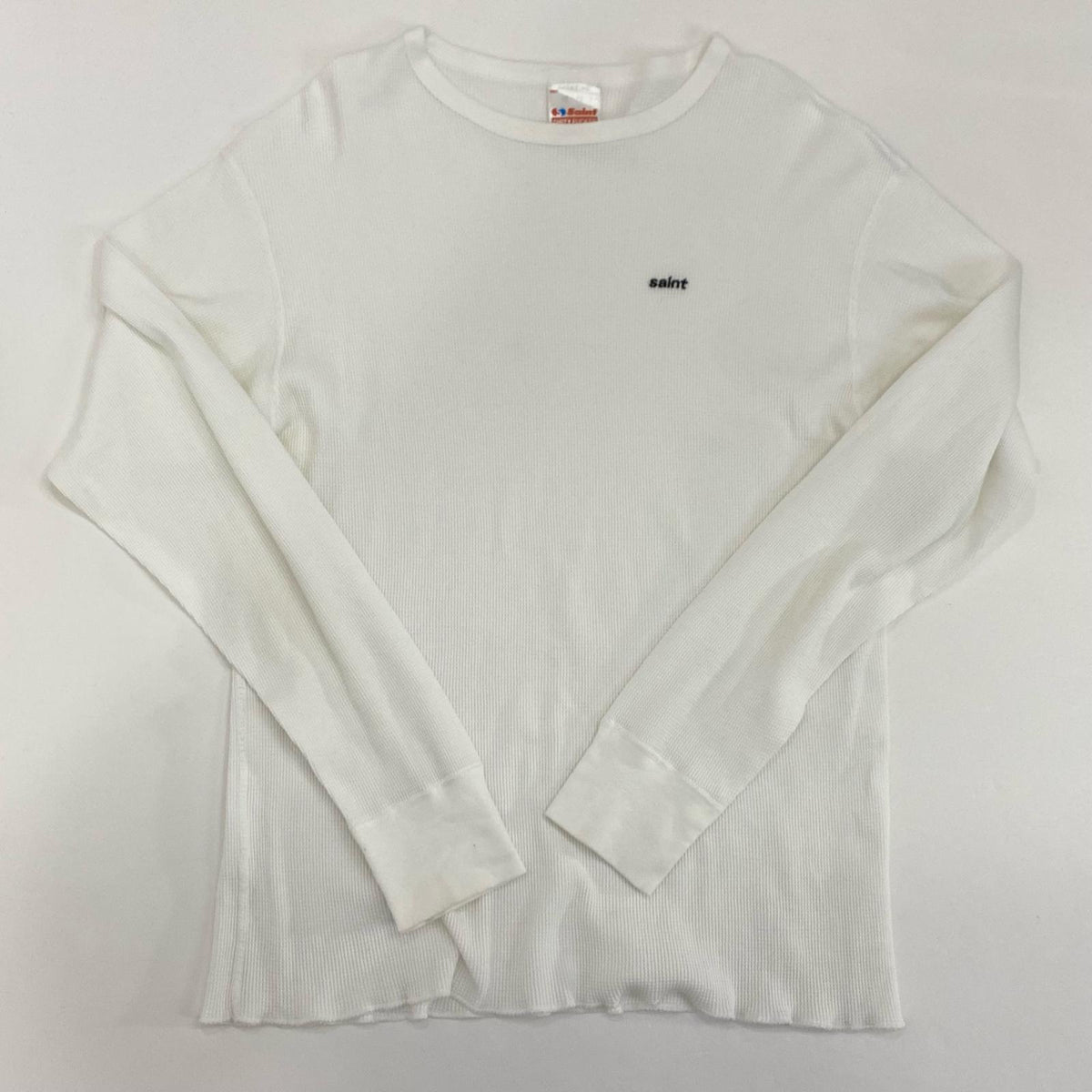 SAINT MICHAEL | セントマイケルセイントマイケル THARMAL TEE 長袖Ｔシャツ SM-MK8-0000-033 サーマルカットソー長袖 ホワイト サイズ：L【姫路東店】