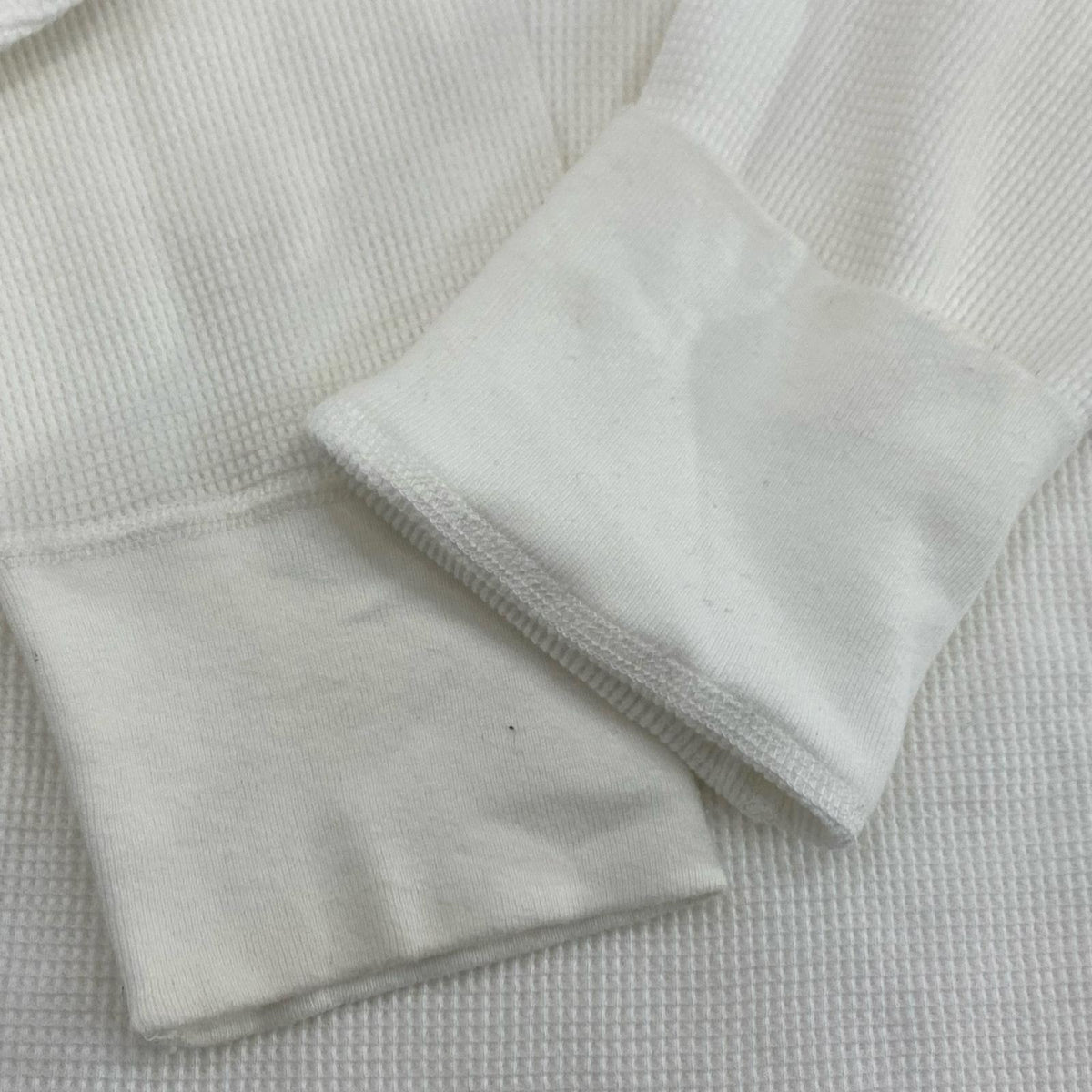SAINT MICHAEL | セントマイケルセイントマイケル THARMAL TEE 長袖Ｔシャツ SM-MK8-0000-033 サーマルカットソー長袖 ホワイト サイズ：L【姫路東店】