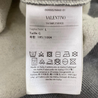 Valentino | ヴァレンチノ パーカー 5V3MF25RAJ プルオーバーパーカー 国内正規品 グレー サイズ：L【姫路東店】