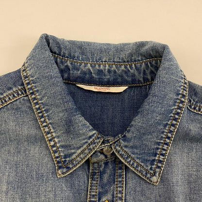 Valentino | ヴァレンチノ その他トップス 2V3DB02B925 デニムシャツ 国内正規品 ブルー サイズ：46【姫路東店】