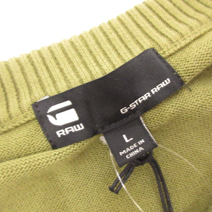 G-STAR | ジースター Essential Performance Knitted Sweater セーター D22801 オリーブ サイズ：L【姫路東店】