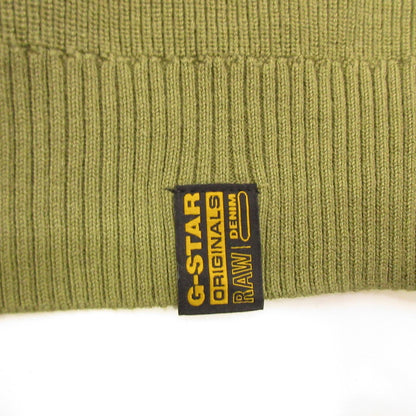 G-STAR | ジースター Essential Performance Knitted Sweater セーター D22801 オリーブ サイズ：L【姫路東店】