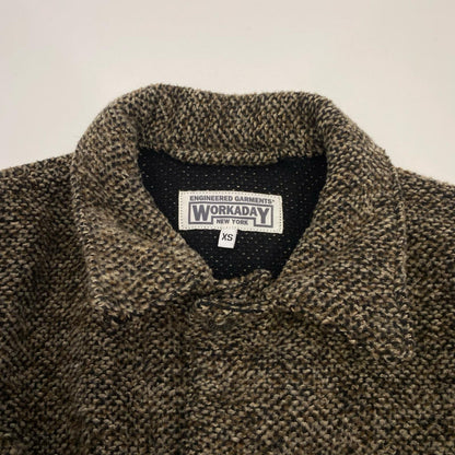 Engineered Garments | エンジニアードガーメンツ UTILITY JACKET TRI BLEND WOOL TWEED その他アウター ブラウン サイズ：XS【姫路東店】