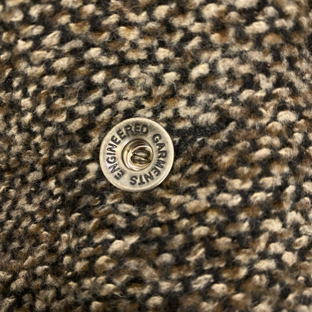 Engineered Garments | エンジニアードガーメンツ UTILITY JACKET TRI BLEND WOOL TWEED その他アウター ブラウン サイズ：XS【姫路東店】