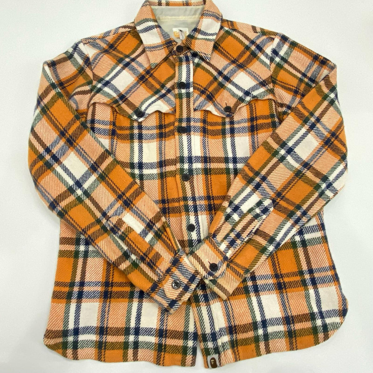 A BATHING APE | アベイシングエイプ 長袖シャツ ネルシャツ ウールシャツ サイズ：M【姫路東店】