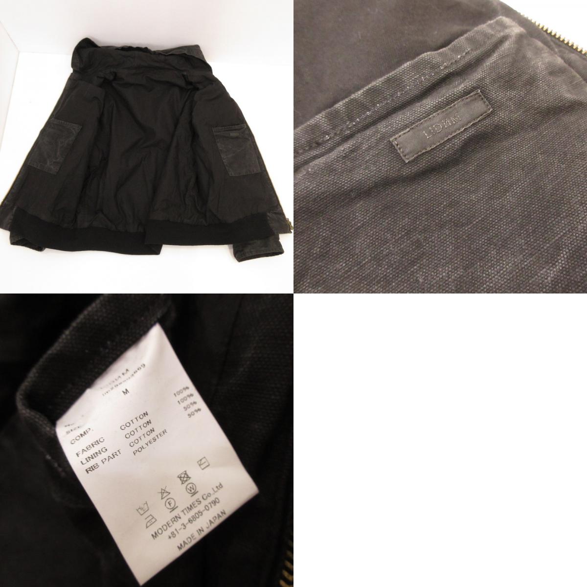 LIDNM | リドム CRACK WASHED ACTIVE JACKET その他アウター lm25ss03669 ブラック サイズ：M【姫路東店】