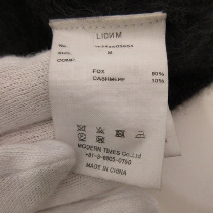 LIDNM | リドム FOX/CASHMERE SHAGGY KNIT セーター lm24aw09654 ブラック サイズ：M【姫路東店】