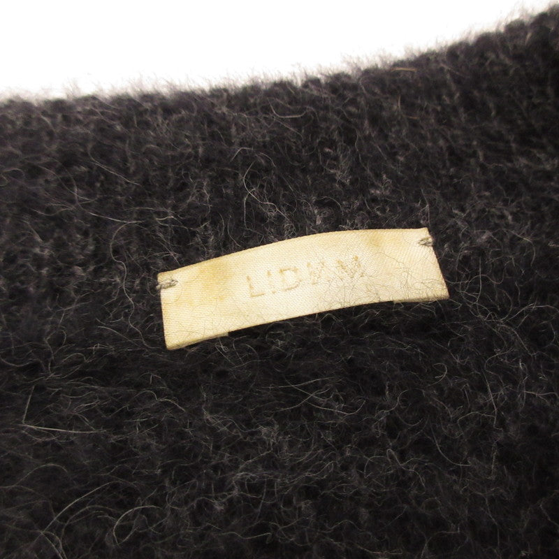 LIDNM | リドム FOX/CASHMERE SHAGGY KNIT セーター lm24aw09654 ブラック サイズ：M【姫路東店】
