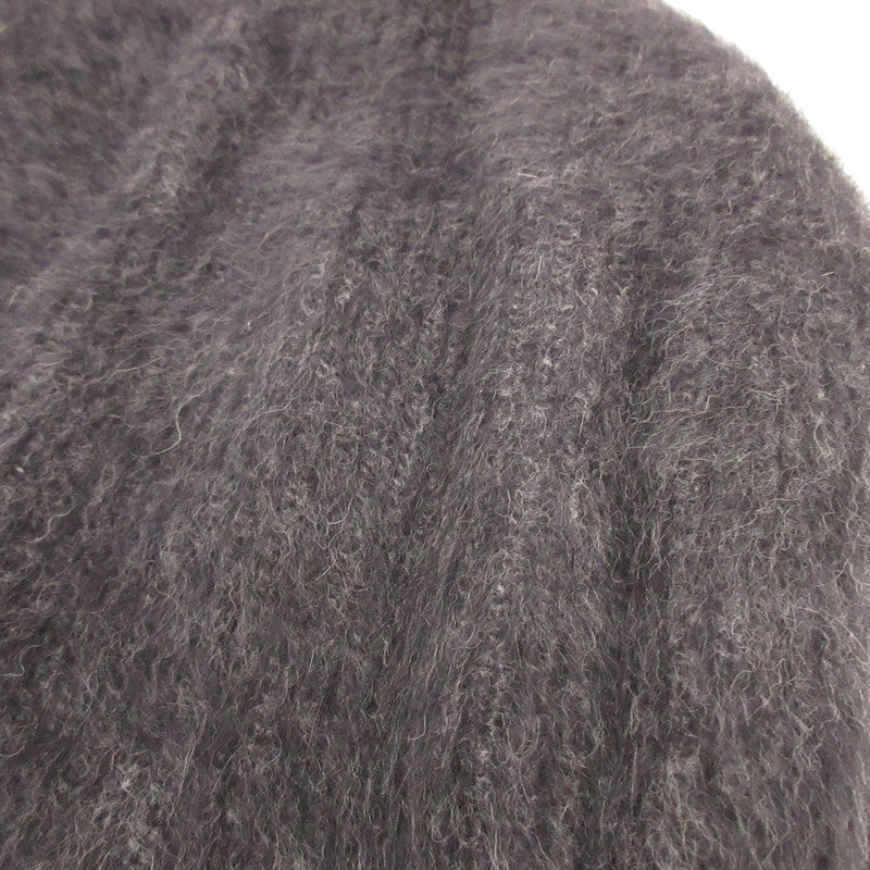 LIDNM | リドム FOX/CASHMERE SHAGGY KNIT セーター lm24aw09654 ブラック サイズ：M【姫路東店】