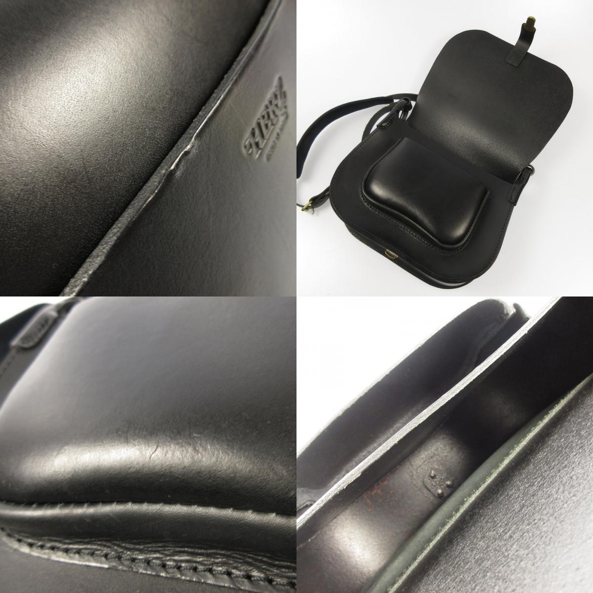 HERZ | ヘルツ ハードムーンショルダー Sサイズ ショルダーバッグ CK-36 ブラック【姫路東店】