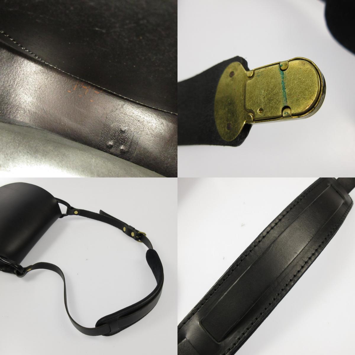 HERZ | ヘルツ ハードムーンショルダー Sサイズ ショルダーバッグ CK-36 ブラック【姫路東店】