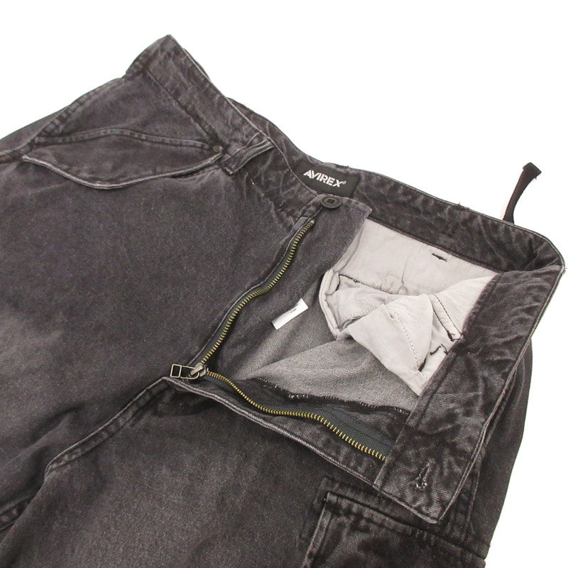 AVIREX | アヴィレックス M-65 FATIGUE DENIM PANTS カーゴパンツ 783-3911006 ｻｲｽﾞ:2XL ブラック【姫路東店】