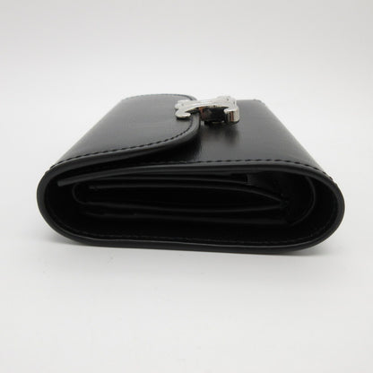 CELINE | セリーヌ シャイニーカーフスキン スモール フラップウォレット トリオンフ 三つ折り財布 10D783DPV【姫路東店】