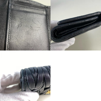 Miu Miu | ミュウ ミュウ Matelasse Tri-Fold Wallet 三つ折り財布 5MH033【姫路東店】