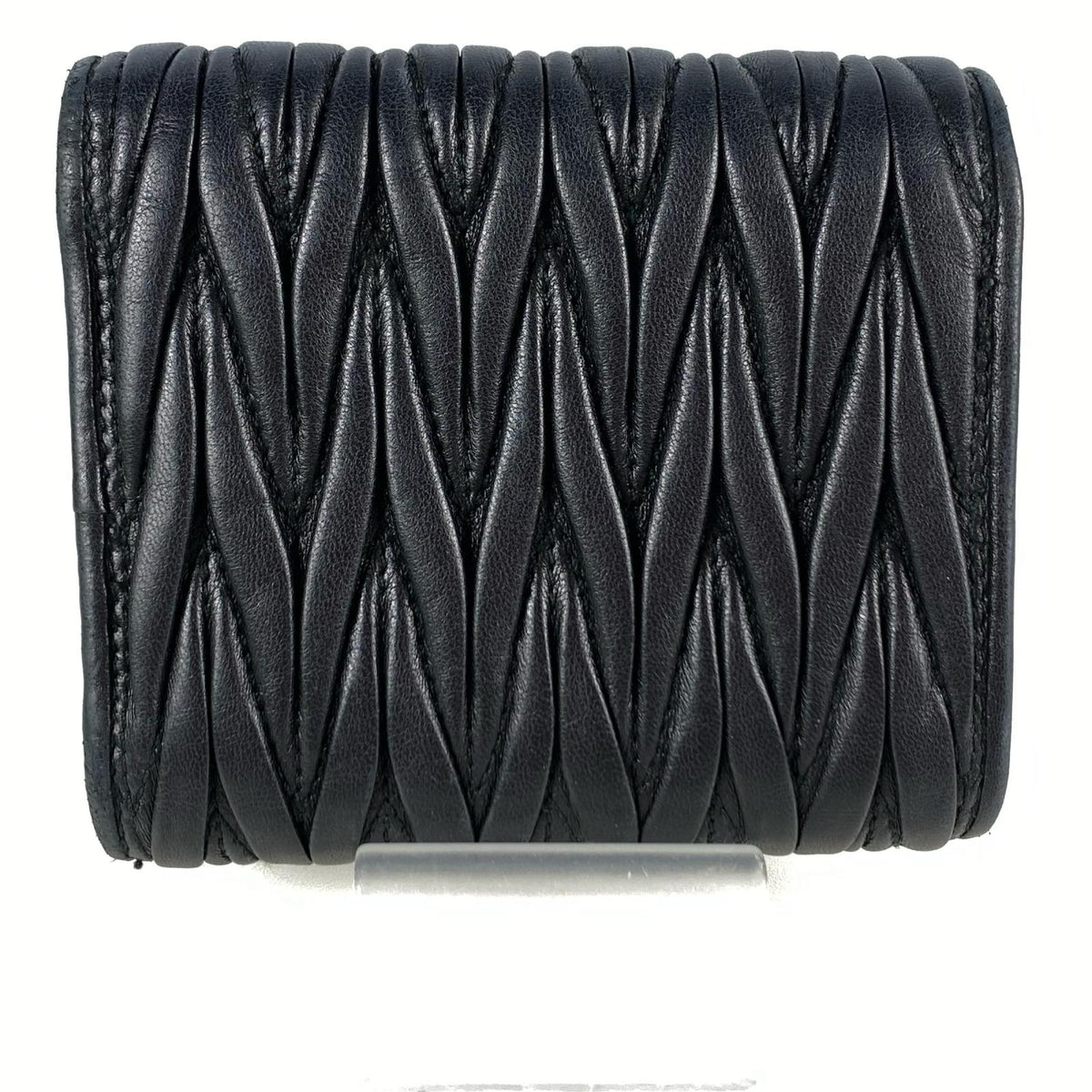 Miu Miu | ミュウ ミュウ Matelasse Tri-Fold Wallet 三つ折り財布 5MH033【姫路東店】