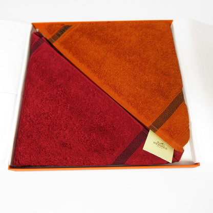 HERMES | エルメス カレタオル シェブロン ハンドタオル 101341M【姫路東店】