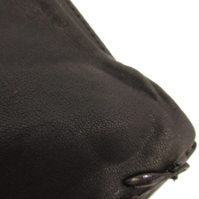 ANN DEMEULEMEESTER | アンドゥムルメステール Florence ブラックレザーレギンス パンツ B0010846LT084099 ブラック サイズ：40【姫路東店】