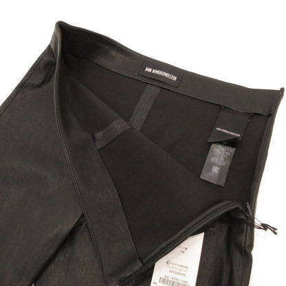 ANN DEMEULEMEESTER | アンドゥムルメステール Florence ブラックレザーレギンス パンツ B0010846LT084099 ブラック サイズ：40【姫路東店】