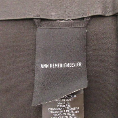 ANN DEMEULEMEESTER | アンドゥムルメステール Florence ブラックレザーレギンス パンツ B0010846LT084099 ブラック サイズ：40【姫路東店】