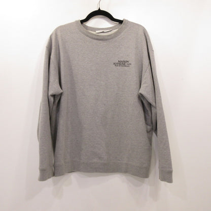 MAISON KITSUNE | メゾンキツネ JP EXCLUSIVE rue de richelieu SWEATSHIRT スウェット KMM34510 グレー サイズ：L【姫路東店】
