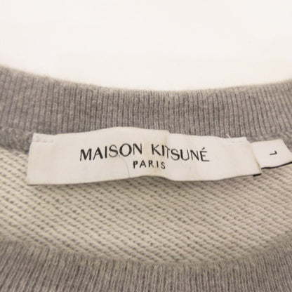 MAISON KITSUNE | メゾンキツネ JP EXCLUSIVE rue de richelieu SWEATSHIRT スウェット KMM34510 グレー サイズ：L【姫路東店】