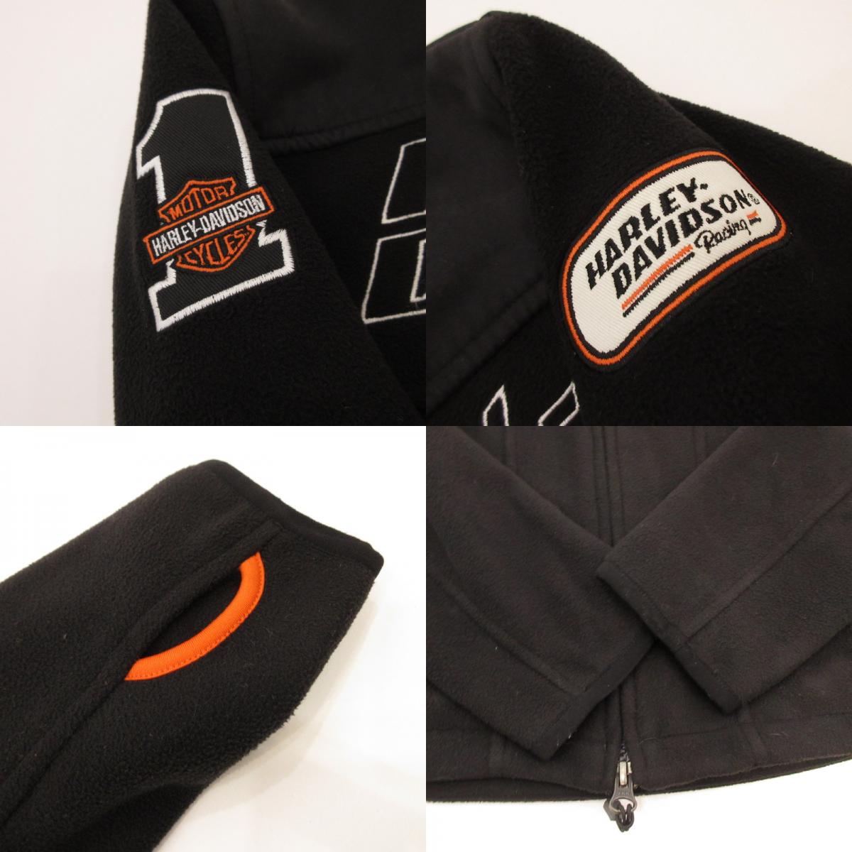 HARLEY-DAVIDSON | ハーレーダビットソン W's H-D Racing Fleece Jkt その他トップス 98598-19VW ブラック サイズ：M【姫路東店】