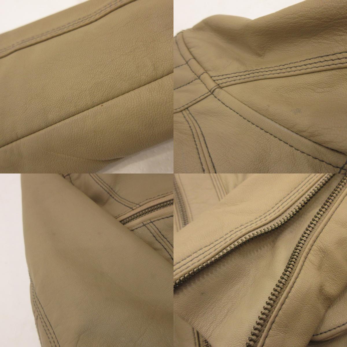 HARLEY-DAVIDSON | ハーレーダビットソン Santa Fe Leather Jacket レザー 97158-13VW ベージュ サイズ：M【姫路東店】