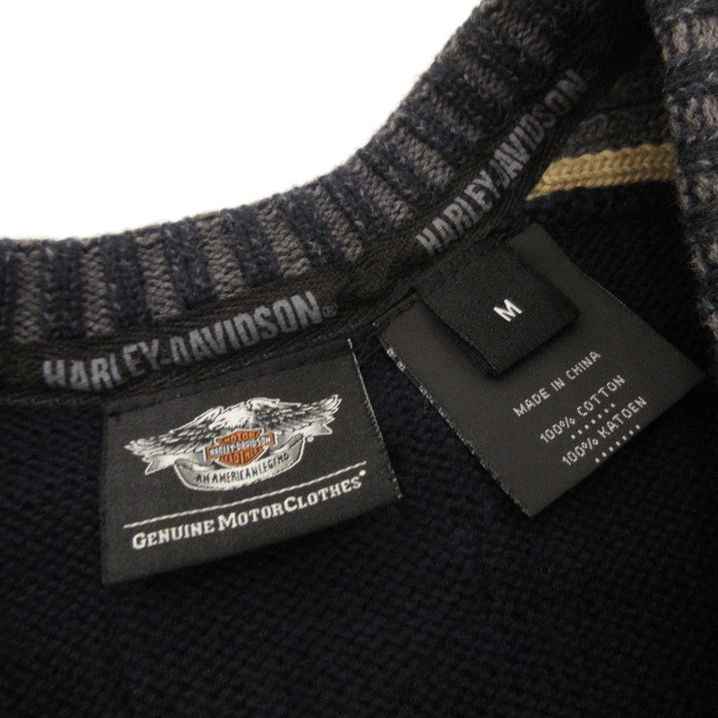 HARLEY-DAVIDSON | ハーレーダビットソン セーター 96596-12VM ネイビー サイズ：M【姫路東店】