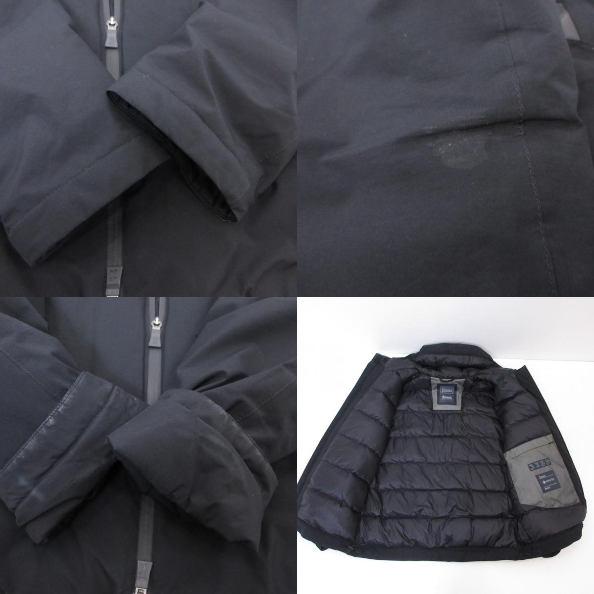 Herno | ヘルノ LAMINAR GORE-TEX フーデッドダウンジャケット ダウンジャケット PI115UL-11121-9300 ブラック サイズ：48【姫路東店】