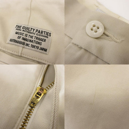 WACKOMARIA | ワコマリア DOUBLE PLEATED CHINO TROUSERS パンツ ベージュ サイズ：L【姫路東店】