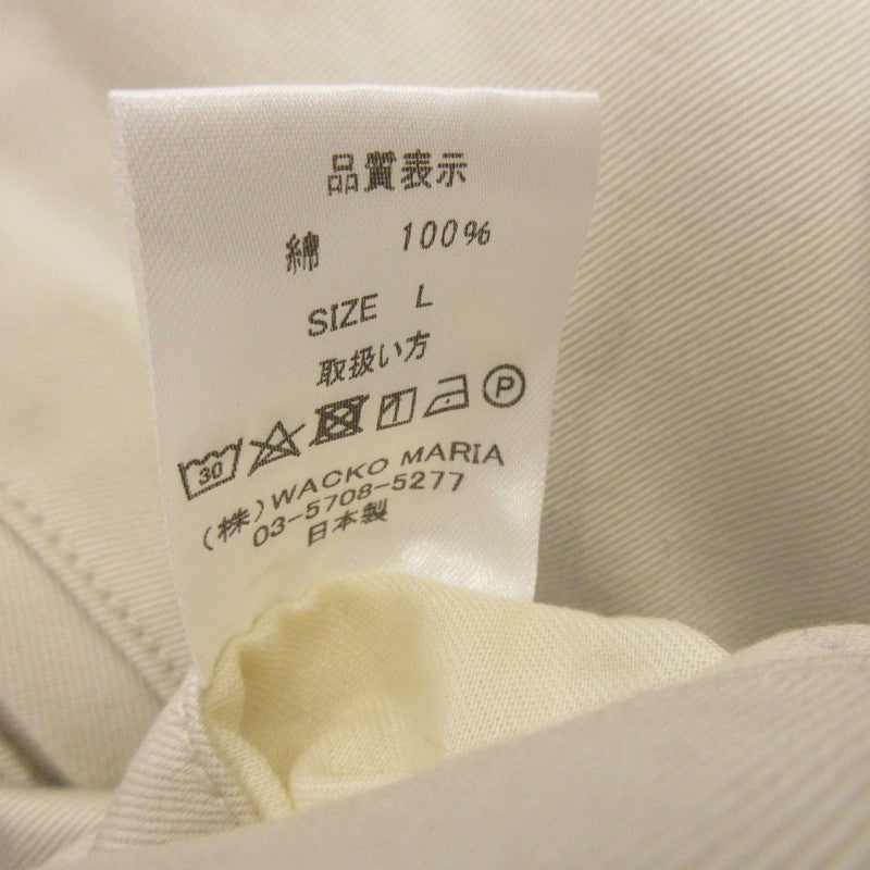 WACKOMARIA | ワコマリア DOUBLE PLEATED CHINO TROUSERS パンツ ベージュ サイズ：L【姫路東店】