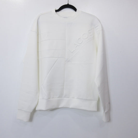LACOSTE | ラコステ パッチワークテックスウェットクルーネック スウェット SH0101 ホワイト サイズ：S【姫路東店】