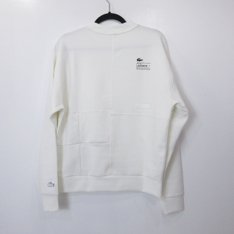 LACOSTE | ラコステ パッチワークテックスウェットクルーネック スウェット SH0101 ホワイト サイズ：S【姫路東店】