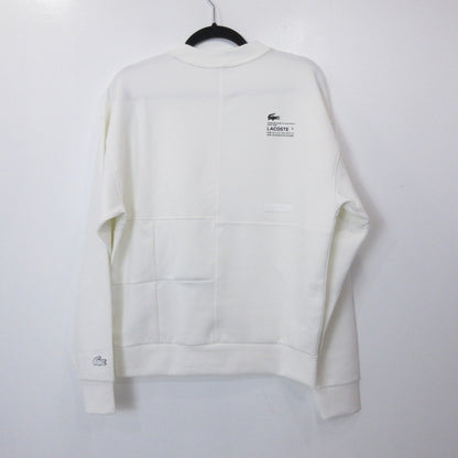 LACOSTE | ラコステ パッチワークテックスウェットクルーネック スウェット SH0101 ホワイト サイズ：S【姫路東店】