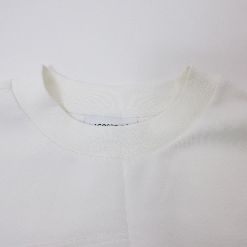 LACOSTE | ラコステ パッチワークテックスウェットクルーネック スウェット SH0101 ホワイト サイズ：S【姫路東店】