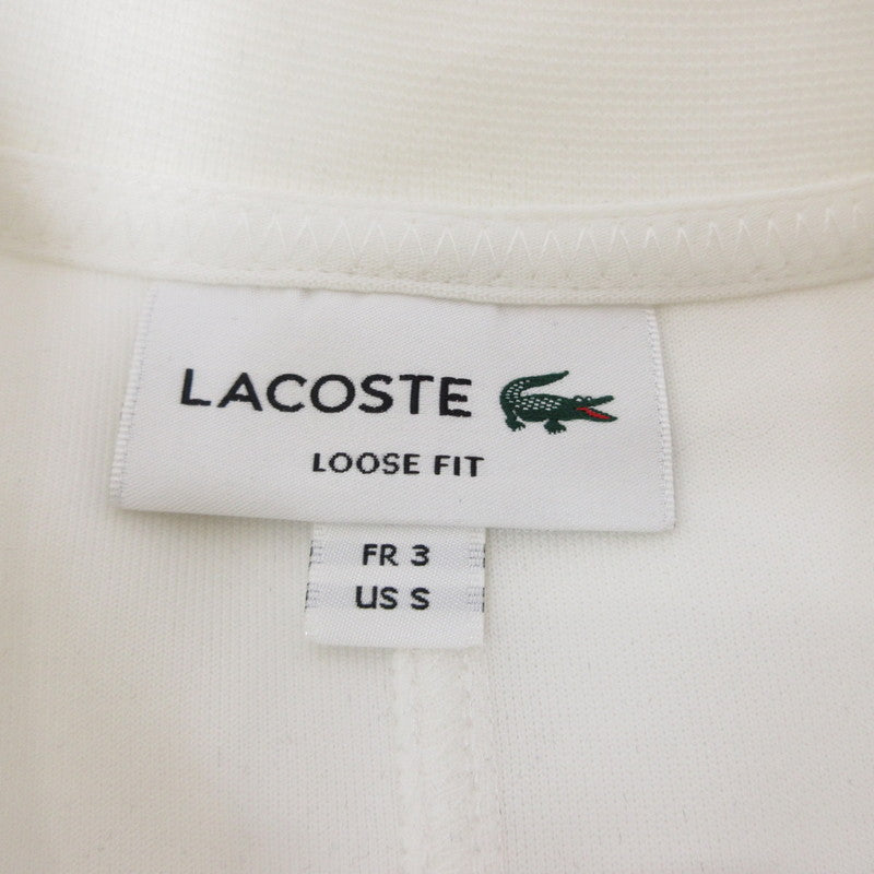 LACOSTE | ラコステ パッチワークテックスウェットクルーネック スウェット SH0101 ホワイト サイズ：S【姫路東店】