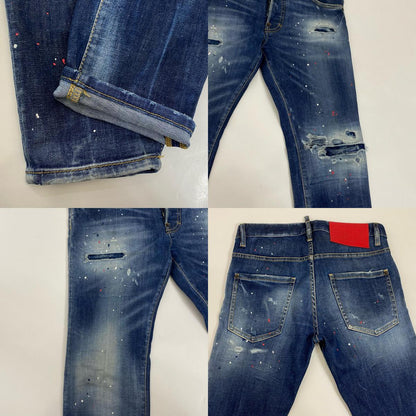 DSQUARED2 | ディースクエアード SUPER TWINKY JEAN スキニーパンツ S74LB1254 2023S/S 国内正規品 ブルー サイズ：42【姫路東店】