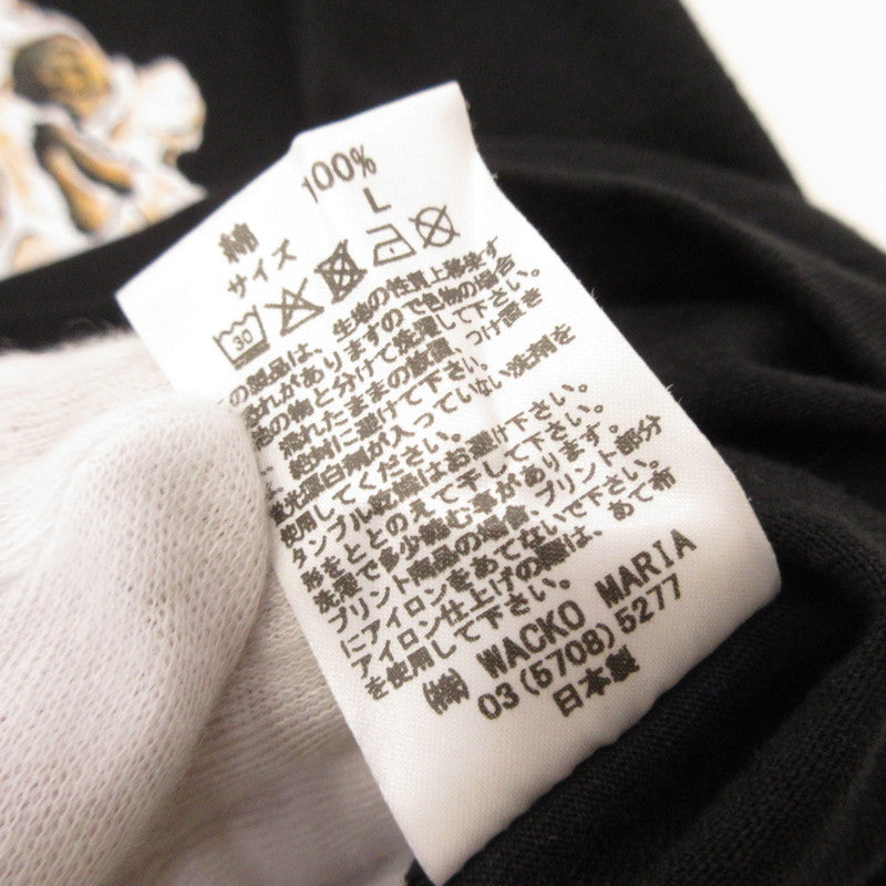 WACKOMARIA | ワコマリア TIM LEHI / WASHED HEAVY WEIGHT CREW NECK T-SHIRT 半袖Ｔシャツ 2026S/S ブラック サイズ：L【姫路東店】