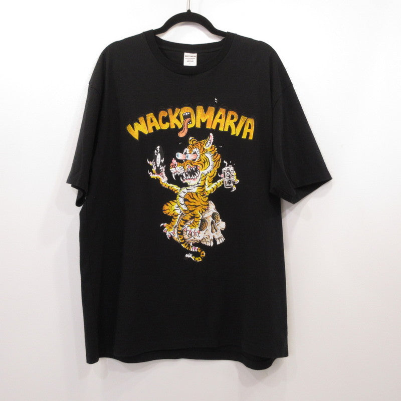 WACKOMARIA | ワコマリア TIM LEHI / WASHED HEAVY WEIGHT CREW NECK T-SHIRT 半袖Ｔシャツ 2026S/S ブラック サイズ：L【姫路東店】