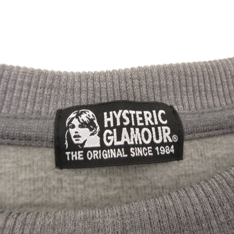 HYSTERIC GLAMOUR | ヒステリックグラマー スウェット 01193CS07 ｻｲｽﾞ:FREE グレー【姫路東店】