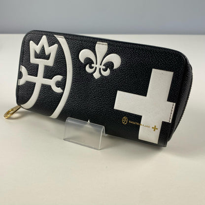 CASTEL BAJAC | カステルバジャック トルク 長財布 96636 ラウンドファスナー長財布 ブラック【姫路東店】