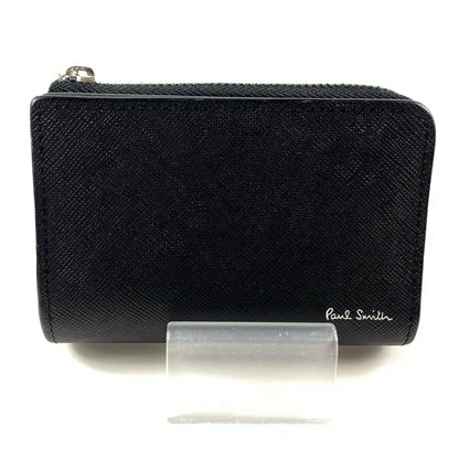 Paul Smith | ポール・スミス Zip Straw Grain Key Case キーケース 30PAP7816650 4連キーケース ブラック【姫路東店】