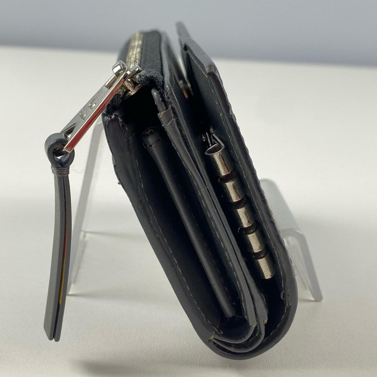 Paul Smith | ポール・スミス Zip Straw Grain Key Case キーケース 30PAP7816650 4連キーケース ブラック【姫路東店】