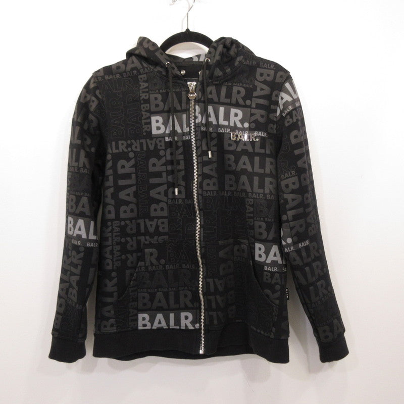 BALR. | ボーラー Q-SERIES ZIP AOP パーカー BA12611107JP ブラック サイズ：S【姫路東店】