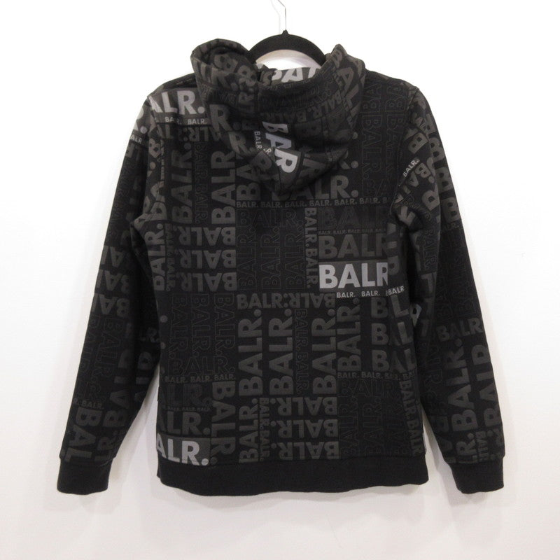 BALR. | ボーラー Q-SERIES ZIP AOP パーカー BA12611107JP ブラック サイズ：S【姫路東店】