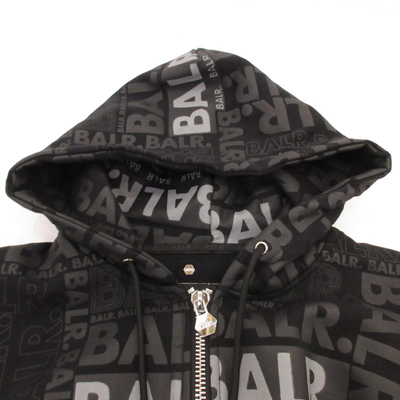 BALR. | ボーラー Q-SERIES ZIP AOP パーカー BA12611107JP ブラック サイズ：S【姫路東店】