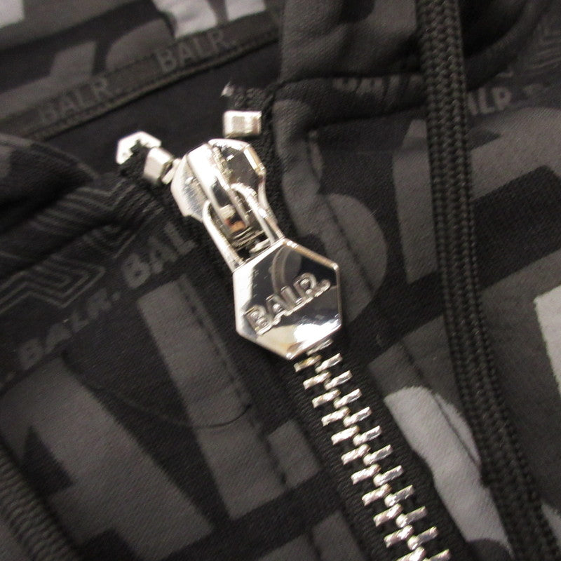 BALR. | ボーラー Q-SERIES ZIP AOP パーカー BA12611107JP ブラック サイズ：S【姫路東店】