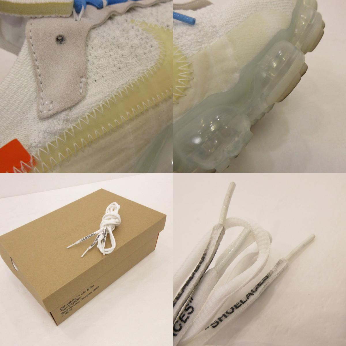 OFF-WHITE | オフホワイト AIR VAPORMAX スニーカー AA3831-100 ×NIKE ホワイト 28.5cm【姫路東店】