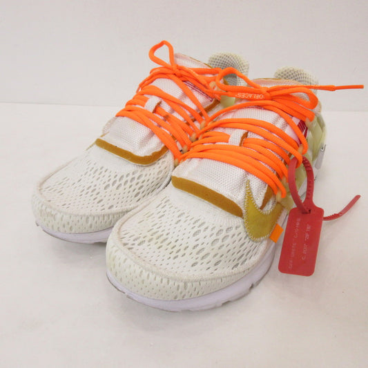 OFF-WHITE | オフホワイト AIR PRESTO スニーカー AA3830-100 ×NIKE 2018A/W ホワイト 28cm【姫路東店】